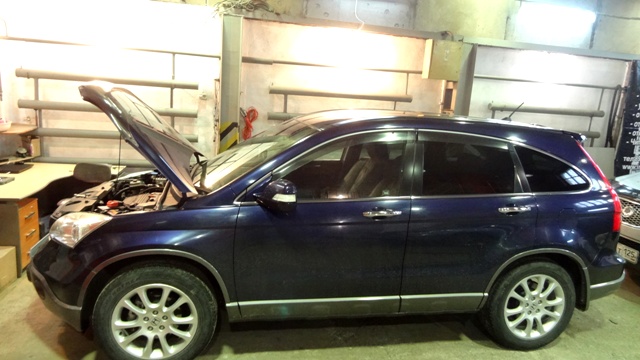 HONDA CRV 2400cc — две авто на увеличение мощности