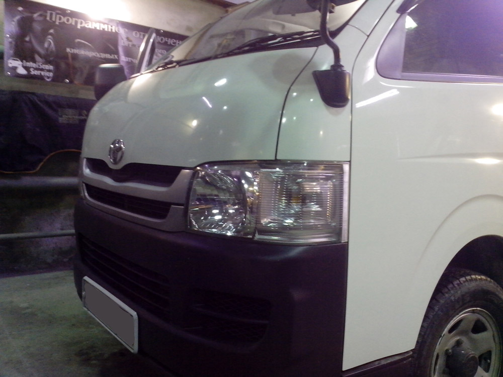 Отключение DPF Toyota Hiace 2010