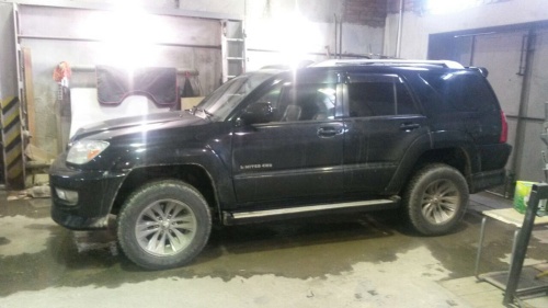 Удаление кислородных датчиков Toyota 4runner 2002